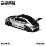  Mô hình xe Beetle RS First Edition Silver tỉ lệ 1:64 TimeMicro × PSC DESIGN TM647902 