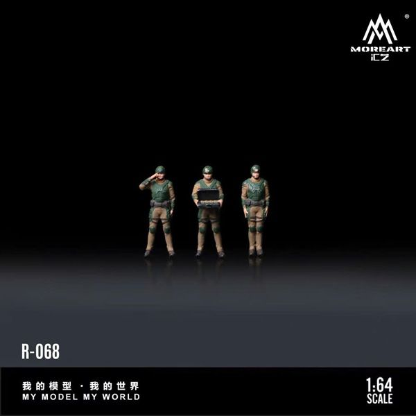  Mô hình nhân vật figure set 3 lính mặt đất Special Operations Tactical Doll Set Simulation Resin tỉ lệ 1:64 MoreArt MO223068 