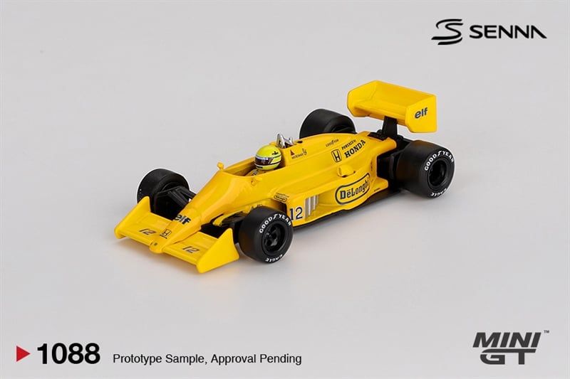  Mô hình xe Lotus 99T #12 Ayrton Senna 1987 Monaco Grand Prix Winner tỉ lệ 1:64 MiniGT MGT01088 
