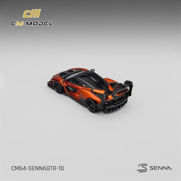  Mô hình xe Mclaren SennaGTR Volcano Orange tỉ lệ 1:64 CM model CM64-SENNAGTR-10 