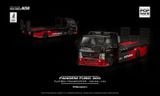  Mô hình xe Mitsubishi Pandem Fuso 300 Flatbed Transporter Advan tỉ lệ 1:64 Pop Race PR640511 