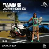  Set mô hình mô tô và figure nhân vật Yamaha R6 Joker tỉ lệ 1:64 More Art MO222188 