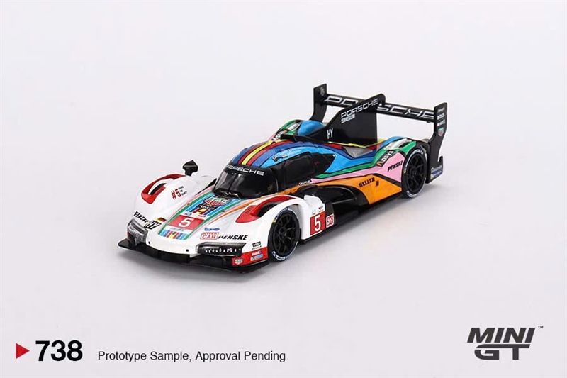  Mô hình xe set Porsche 963 Penske Motorsport 2023 24 Hrs. of Le Mans Limited Edition 3000 #5 #6 #75 tỉ lệ 1:64 MiniGT MGTS0011 