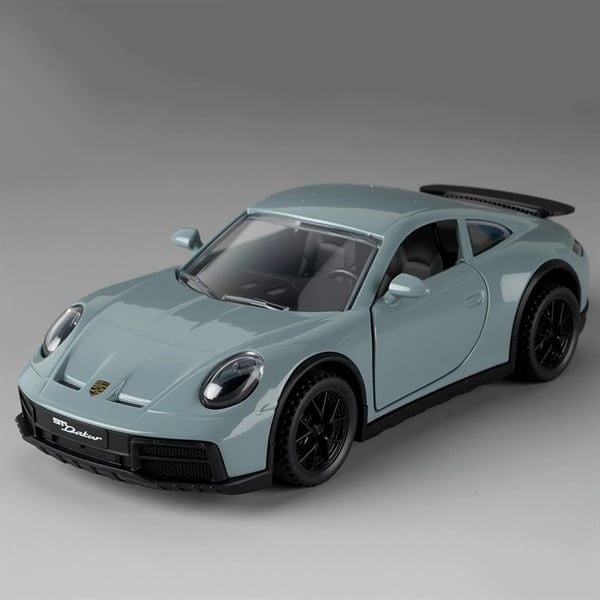  Mô hình xe Porsche 911 (992) Dakar mở 2 cửa - có đèn - âm thanh tỉ lệ 1:32 Miniauto OT32054 