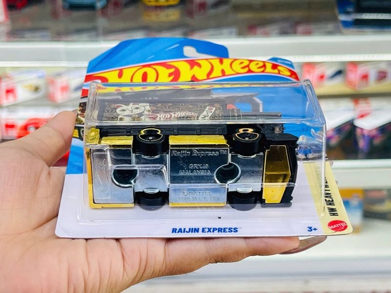  Mô hình xe tải Raijin Express black Fantasy Hot Wheels kim loại có bản quyền chính hãng tỉ lệ 1:64 C4982-FA 