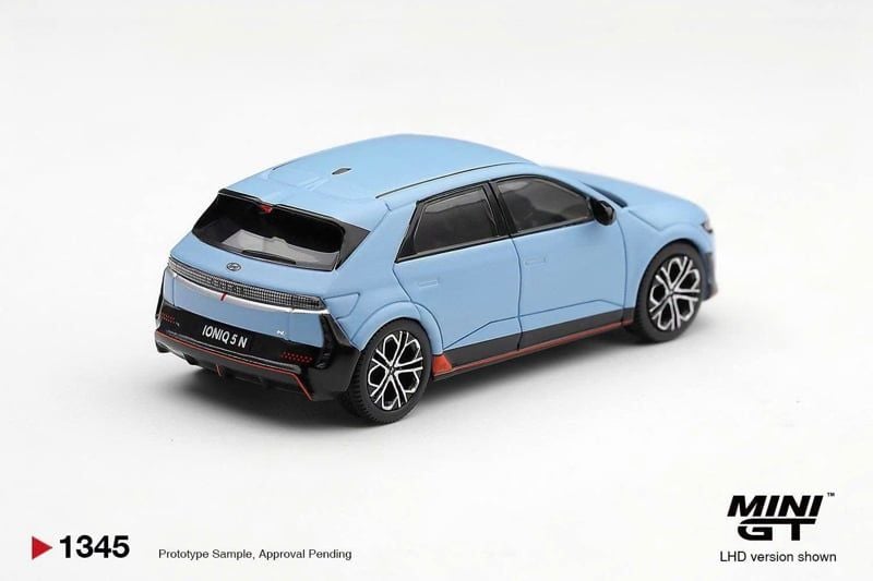  Mô hình xe Hyundai Ioniq 5 N Performance Blue Matt tỉ lệ 1:64 MiniGT MGT01345 