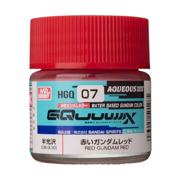 Aqueous HGQ07 red crimson sơn mô hình màu đỏ đậm dòng Gundam Color GQuuuuuuX 10ml Mr.Hobby HGQ07 
