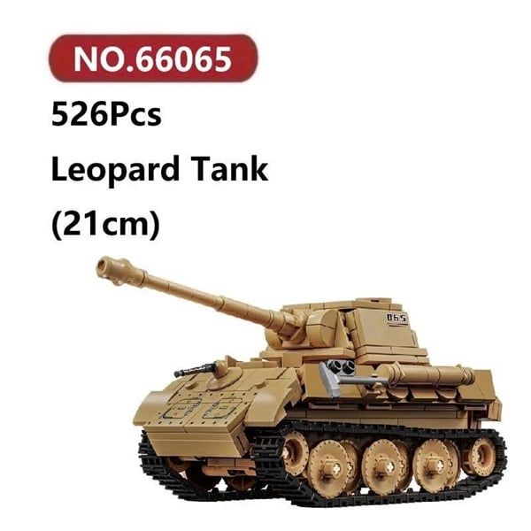  Mô hình lắp ghép Xe Tăng Challenger MILITARY TANK 536 mảnh LY72 LG042 