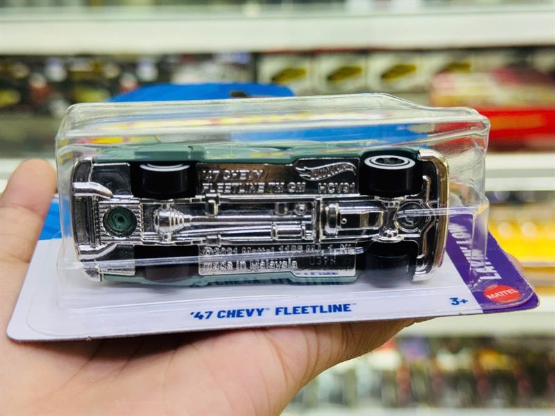  Mô hình xe tải Chevrolet Chevy Fleetline '47 Hotwheels kim loại có bản quyền chính hãng tỉ lệ 1:64 C4982-CV 