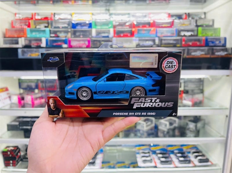  Mô hình xe Porsche 911 GT3 RS 996 Brian's Fast & Furious tỉ lệ 1:32 Jada 24075 