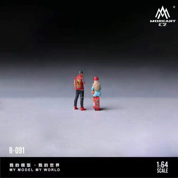  Set mô hình nhân vật figure Urban Commute Couple Set tỉ lệ 1:64 MoreArt MO223091 