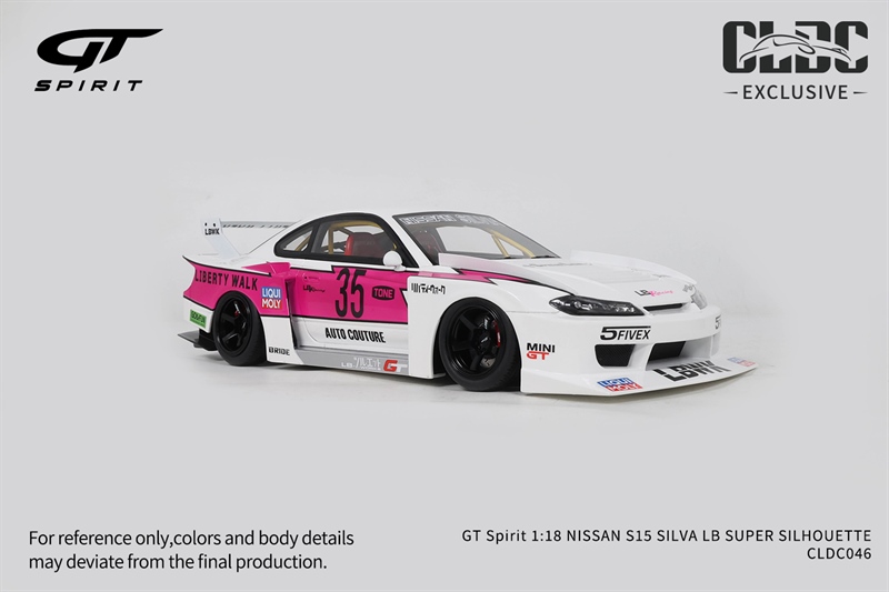  Mô hình xe Nissan Silvia LB Super SILHOUETTE resin limited edition 504pcs tỉ lệ 1:18 GT SpiritCLDC046 