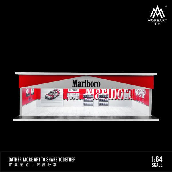  Hộp trưng bày mô phỏng diroram Marlboro maintenance workshop Lighting Assembly Scene tỉ lệ 1:64 M-cool MoreArt MO914107 