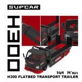  Mô hình xe tải H300 flatbed transport trailer - Advan tỉ lệ 1:64 Supcar SC647241 