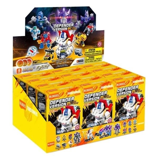  Set 12 mô hình Blokees Model Kits Transformers Defender Version 05 Traitor to Tyranny Blind Box 71405-set 