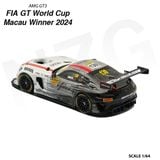  Mô hình xe Mercedes AMG GT3 2024 FIFA World Cup Macau Winner - Maro Engel 130# tỉ lệ 1:64 Kilo Works KW x NZG OT64717 