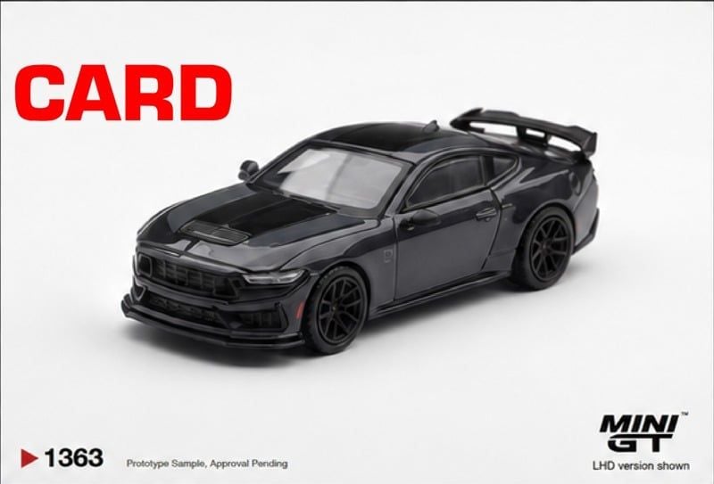  Mô hình xe Ford Mustang Dark Horse Blue Ember tỉ lệ 1:64 MiniGT MGT01363 