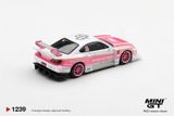  Mô hình xe Nissan SILVIA (S15) LB-Super Silhouette AMOCULTURE tỉ lệ 1:64 MiniGT MGT01239 