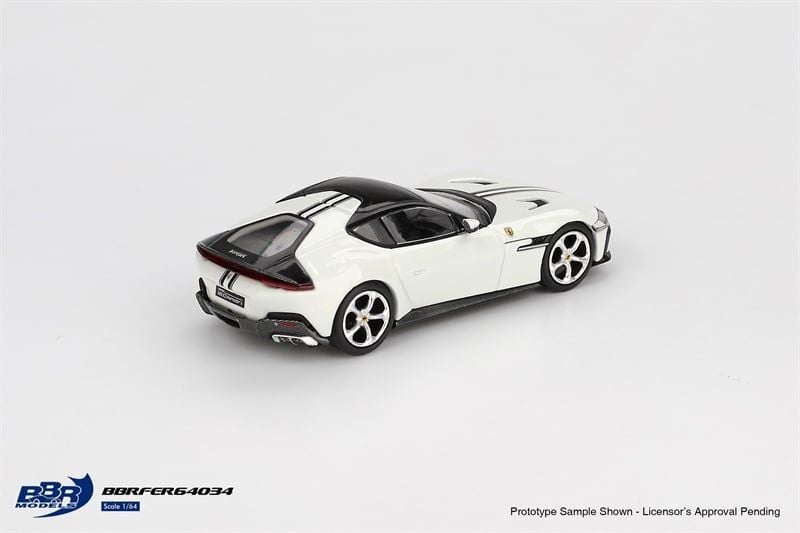  Mô hình xe ô tô Ferrari 12 Cilindri Bianco Avus tỉ lệ 1:64 BBR Model BBRFER64034 