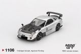  Mô hình xe Mazda RX-7 RE-Amemiya Silver Metallic bản card tỉ lệ 1:64 MiniGT MGT01106 HAVE CHASE 