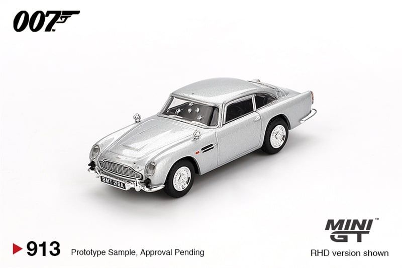  Mô hình xe ô tô Aston Martin DB5 “Skyfall” Packaging (NO CHASE CAR) bản card tỉ lệ 1:64 MiniGT MGT00913-007 
