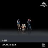  Mô hình nhân vật figure set 3 Director & Cinematographer Figure Set - Resin Model tỉ lệ 1:64 More Art 
