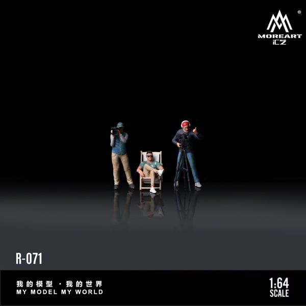  Mô hình nhân vật figure set 3 Director & Cinematographer Figure Set - Resin Model tỉ lệ 1:64 More Art 