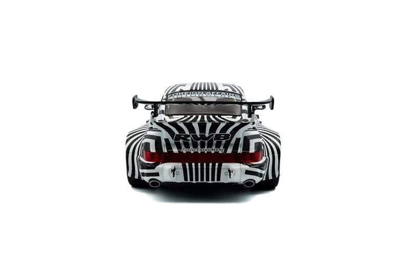  Mô hình xe ô tô Porsche RWB Rauh Welt 964 Body kit The Zebra 2022 tỉ lệ 1:18 Solido model S1807513 