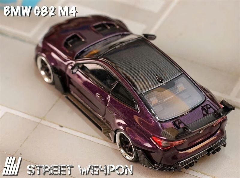  Mô hình xe BMW G82 M4 hợp kim tỉ lệ 1:64 Street Weapon OT64278 
