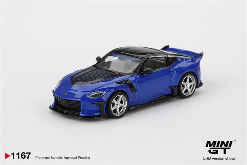  Mô hình xe Nissan Z VeilSide FFZ400 Seiran Blue card tỉ lệ 1:64 MiniGT MGT01167 HAVE CHASE CAR 