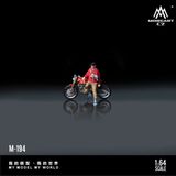  Mô hình nhân vật figure kèm xe Ducati McDonald's Motorcycle Casual Knight Doll Resin Model MO222194 