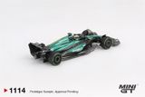  Mô hình xe đua F1 Aston Martin AMR24 #18 Lance Stroll 2024 F1 2024 Canadian GP card tỉ lệ 1:64 MiniGT MGT01114 No Chase 