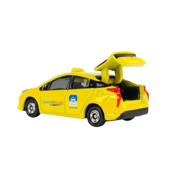  Mô hình xe Toyota Prius Singapore Comfortdelgro Taxi (Yellow) tỉ lệ 1:64 Tomica 112884 