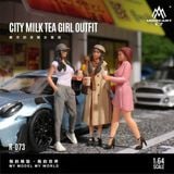  Mô hình nhận vật set figure Urban Milk Tea Beauty Set tỉ lệ 1:64 More Art MO223073 