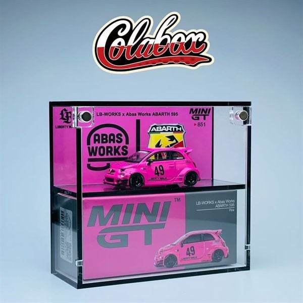  Hộp trưng bày mica các dòng xe MiniGT có khung ảnh tỉ lệ 1:64 Colabox PKC 