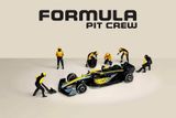  Set mô hình nhân vật figure F1 Formular Pit Crew kim loại tỉ lệ 1:64 American Diorama AD-2441 