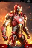  Mô hình nhân vật Marvel Iron man người sắt Mark 16 MK16 SHF Iron man 3 tỉ lệ 1:10 18CM ZD Toys FG262 