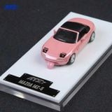  Mô hình xe ô tô Mazda MX-5 mở được mui - nắp đèn mắt tỉ lệ 1:64 ATS (Aitesi) car model ATS88010 