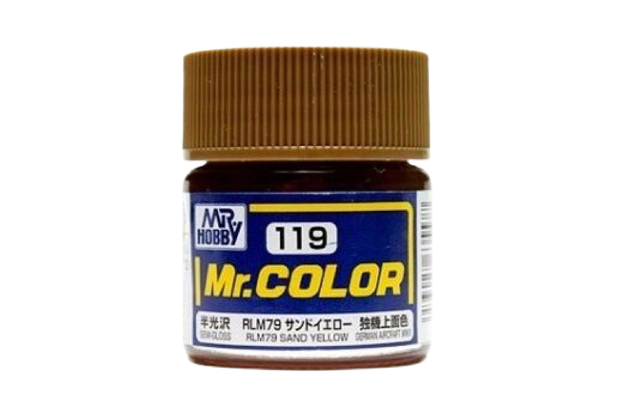  Lacquer C119 RLM79 Sand Yellow sơn mô hình màu vàng cát 10ml Mr.Hobby C119 