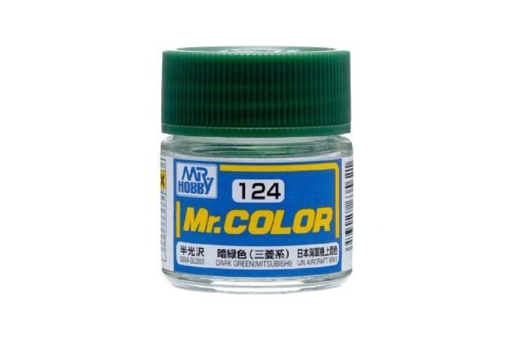  Lacquer C124 Dark Green sơn mô hình màu xanh lá cây đậm 10ml Mr.Hobby C124 
