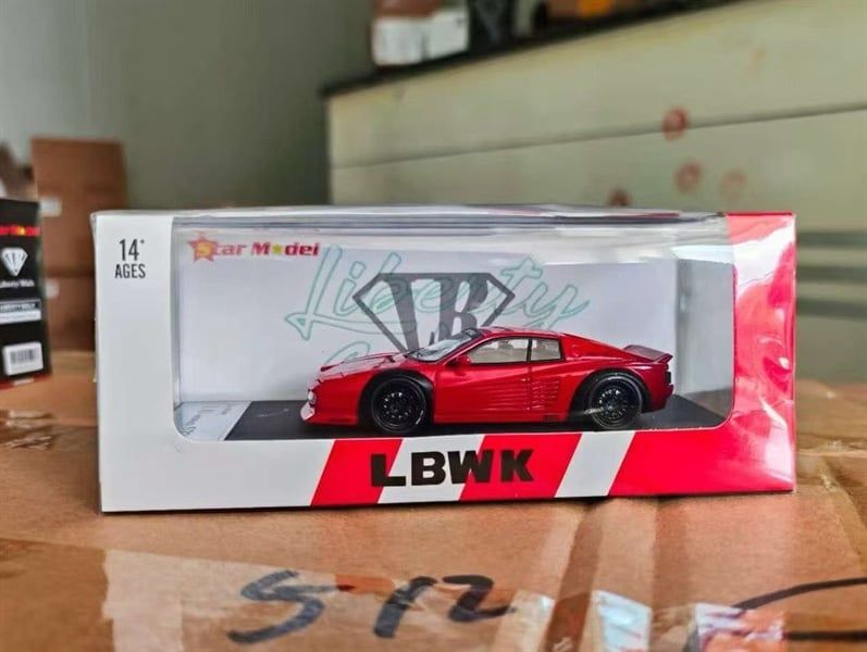  Mô hình xe Ferrari Testarossa 512TR LBWK tỉ lệ 1:64 Star Models OT64649 