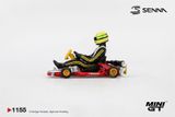  Mô hình xe Formula K #9 - 1981 World Karting Championship MiniGT x Senna tỉ lệ 1:64 MiniGT MGT01155 