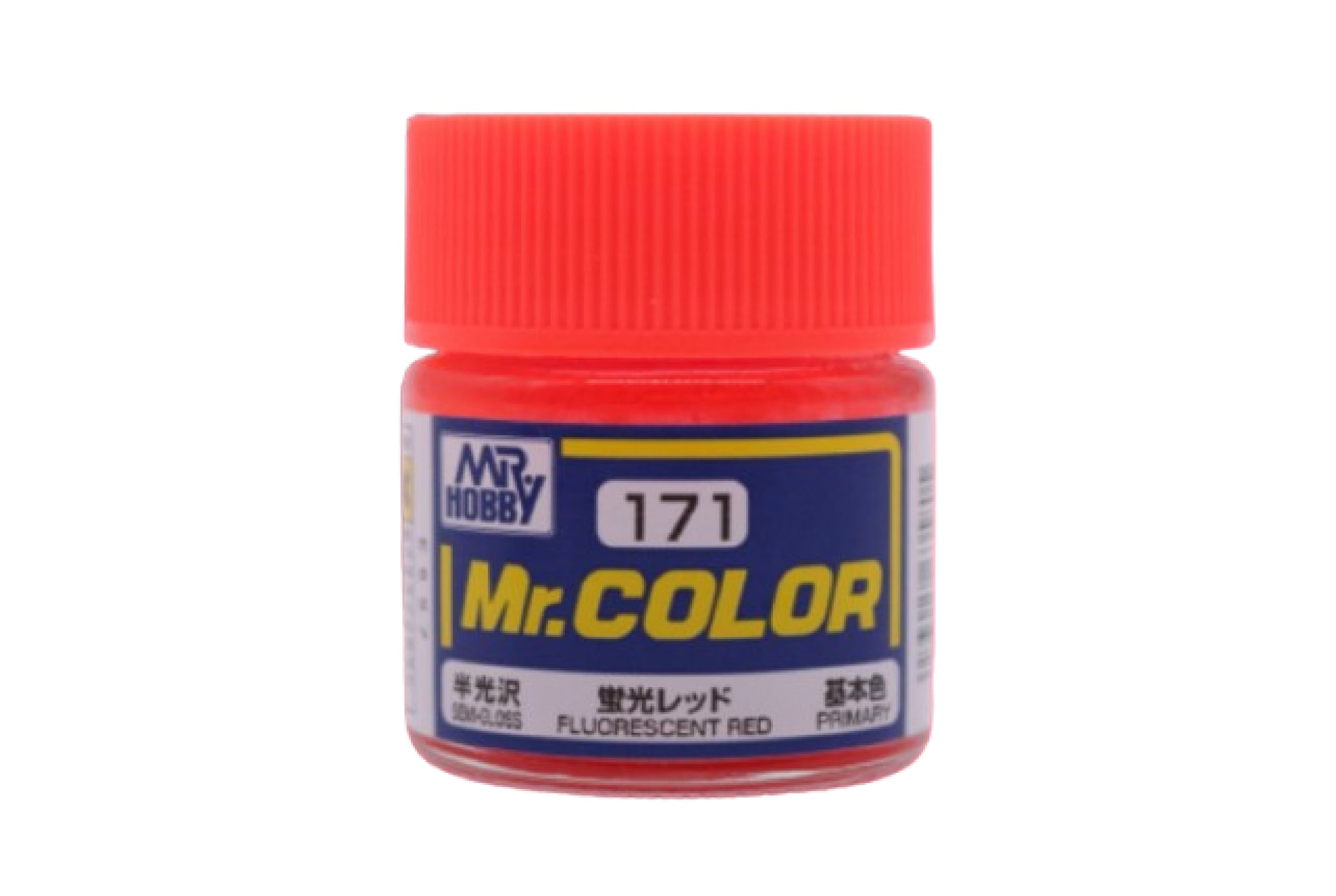  Lacquer c171 flourescent red sơn mô hình màu đỏ neon 10ml Mr.Hobby C171 