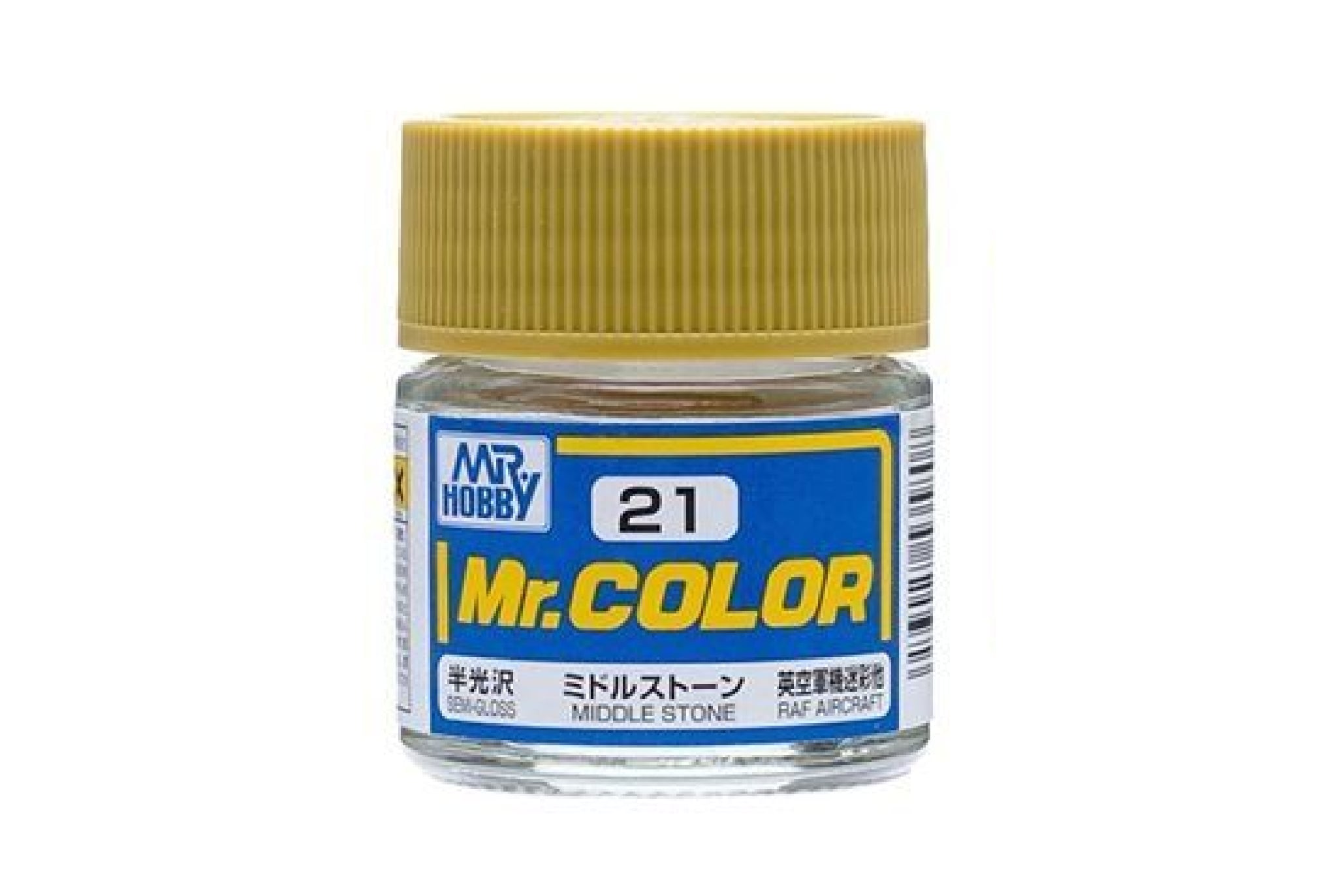  Lacquer C21 Middle Stone Semi-Gloss sơn mô hình 10ml Mr.Hobby C21 