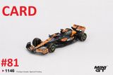  Mô hình xe McLaren MCL38 #81 Oscar Piastri 2024 F1 2024 Hungarian GP Winner bản card tỉ lệ 1:64 MiniGT MGT01146 NO CHASE CAR 