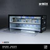  Hộp trưng bày container mô phỏng bãi đỗ xe ngoài trời Namba Sennichimae Underground Parking Lot Scenario có đèn kích thước 38.7cm x 16cm x 16.5cm tỉ lệ 1:64 MoreArt MB400224 