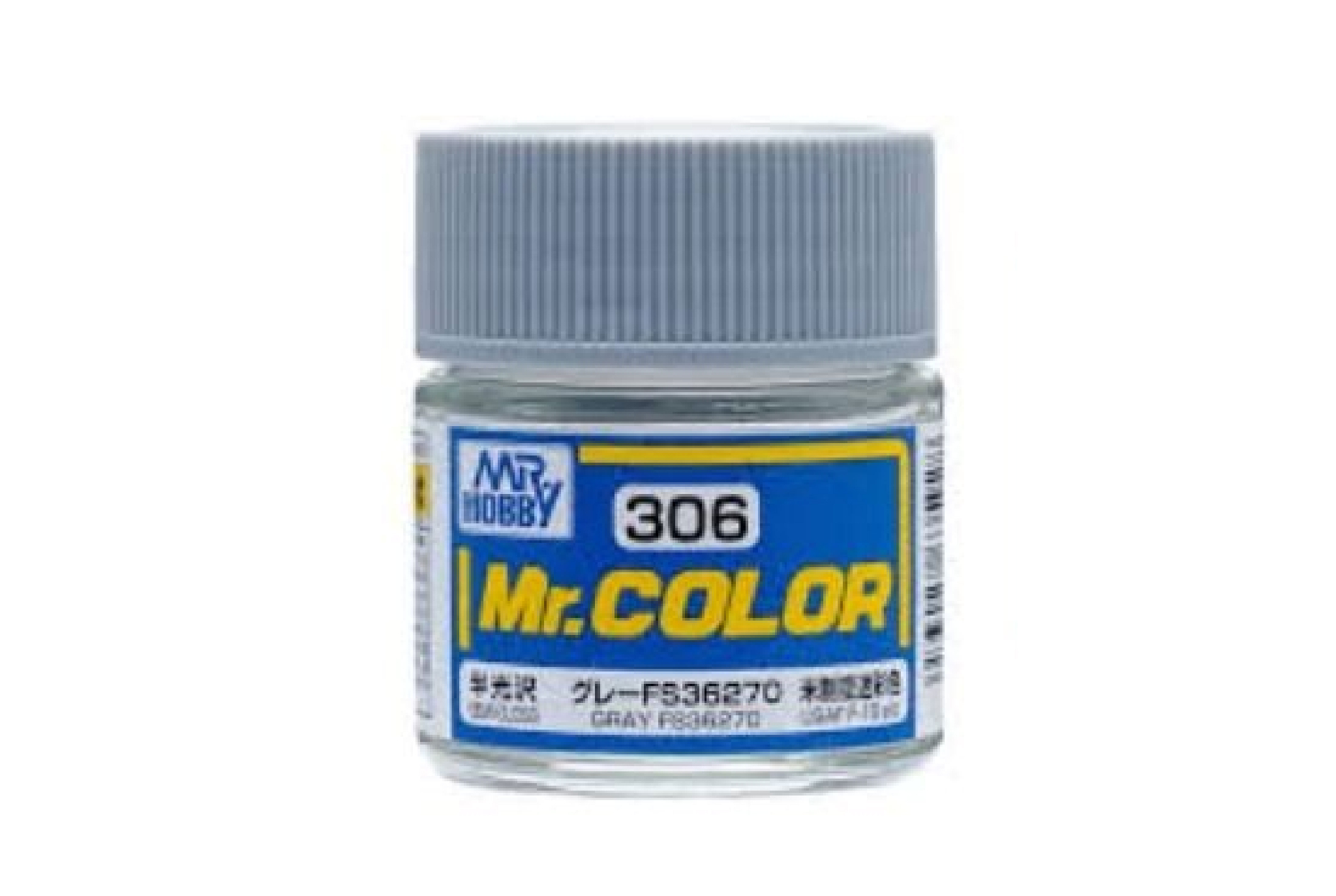  Lacquer C306 Gray FS36270 Semi-Gloss sơn mô hình màu xám 10ml Mr.Hobby C306 