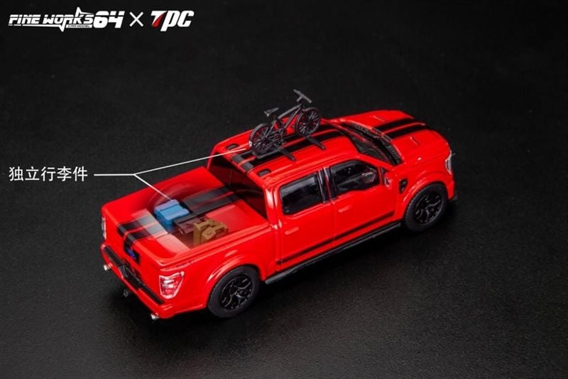  Mô hình xe Ford Shelby F-150 Pickup Shenzhen Jiuzhou Expo Exclusive Edition tỉ lệ 1:64 Fine Works64 X TPC 