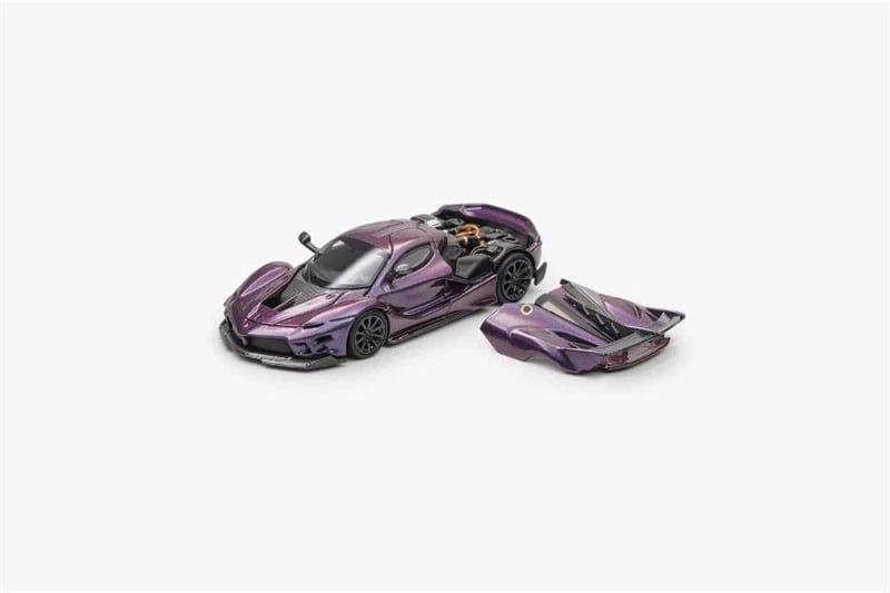  Mô hình xe Ferrari Fxx-k EVO 5 mở được nắp máy limited 399pcs tỉ lệ 1:64 Little Toys OT64524 