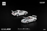  [Hàng Loose] Mô hình xe Mazda RX7 FC3S Re-Amemiya White tỉ lệ 1:64 Pop Race PR640260 